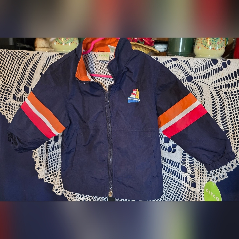 5 For 25$ Circo Navy and Orange Kids Raincoat